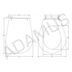 Deska sedesowa CLEO [03P]