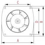Wentylator ścienny Ventax E 150