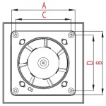 Wentylator ścienny Inside 125