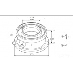 Adapter rozdzielczy do kotła Junkers Cerapur Midi - zestaw