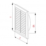 Kratka wentylacyjna Classic T83
