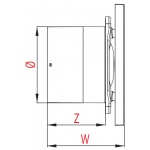 Wentylator ścienny Inside 125