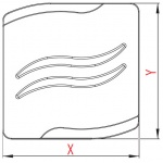 Wentylator ścienny S-Line 100 Control