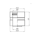 Adapter Immergas Victrix Pro 80/125