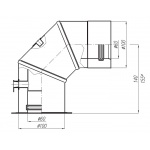 Adapter Termet - 60/100 Turbo Kolano 90°