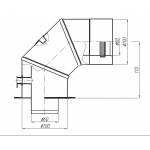Adapter Termet - 60/100 Kolano 90°