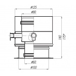 Adapter Termet - 60/100-80/125 redukcyjny
