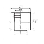 Adapter Ariston 60/100 prosty