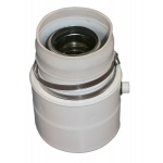 Adapter De Dietrich - 60/100 - 80/125 redukcyjny z odskraplaczem