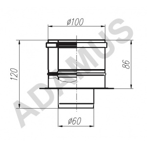 Adapter Ferroli 60/100
