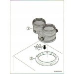 Adapter rozdzielczy do kotła Junkers Cerapur GC2200