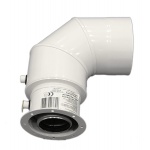 Adapter Termet - 60/100-80/125 Turbo Kolano 90° redukcyjne