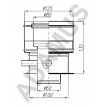 Adapter Termet 60/100 - 80/125 