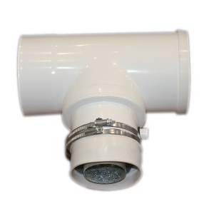 Adapter Vaillant 60/100 - 80/125 Turbo trójnik z redukcją i odskraplaczem