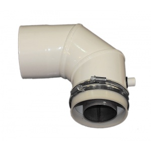 Adapter Vaillant 60/100 Turbo kolankowy 90° z odskraplaczem