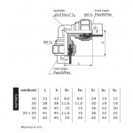 Kolanko PEX skręcane