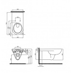 Miska wisząca Koło NOVA PRO BEZ BARIER