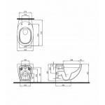 Miska wisząca Koło Rimfree EGO
