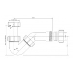 Syfon bidetowy McAlpine HC22