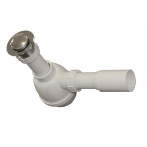 Syfon zlewozmywakowy 1 komorowy z korkiem Klik-Klak