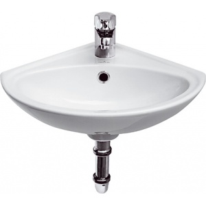 Umywalka narożna SIGMA 30 cm z przelewem