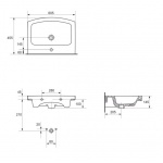 Umywalka EASY z przelewem