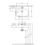 Umywalka STYLE z przelewem