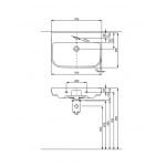 Umywalka TRAFFIC z przelewem