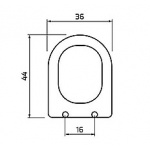 Deska sedesowa RTS ROYAL TOILET SEAT MODEL SIRIOS [B]