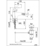 Bateria bidetowa Jaspis KFA 547- 015-00