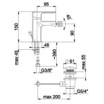 Bateria bidetowa Aquamaryn 4617-015-00
