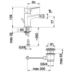 Bateria bidetowa Leonit 5317-015-00