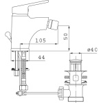 Bateria bidetowa Smile