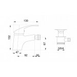 Bateria bidetowa stojąca VENA