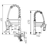 Bateria FERRO F-Master zlewozmywakowa wielofunkcyjna