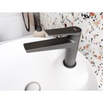 Bateria Ferro Stratos Black umywalkowa stojąca