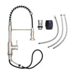 Bateria kuchenna stojąca Zegor SAP4-G090 chrom z wyciąganą wylewką