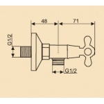 Bateria natryskowa ścienna RETRO