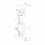 Bateria natryskowa ścienna JOKER