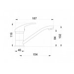 Bateria umywalkowa z ruchomą wylewką JOWISZ
