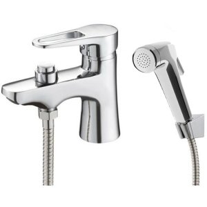 Bateria ZEGOR umywalkowo - bidetowa  ze słuchawką "bidetta" PUD10-A045