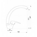 Bateria zlewozmywakowa skośna JOKER