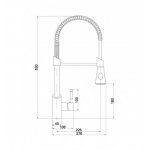 Bateria zlewozmywakowa stojąca Afrodyta- KUCHENNA