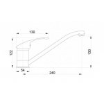 Bateria zlewozmywakowa stojąca VENA