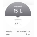 Bojler ATLANTIC NANTO 15 l montaż podumywalkowy 2kW