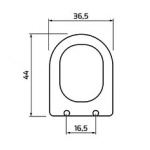 Deska sedesowa RTS ROYAL TOILET SEAT MODEL ANAFI  [D]