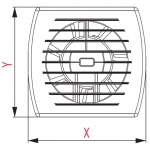 Wentylator ścienny Ventax E 120