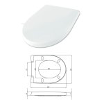 Deska sedesowa MAJORKA do cersanit koło