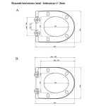 Deska sedesowa MAJORKA do cersanit koło