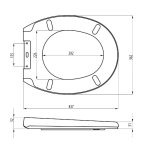 Deska sedesowa RONDA BIS [19]